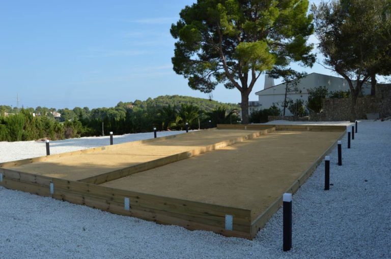 Nuevas pistas de petanca - Altea Club de Golf